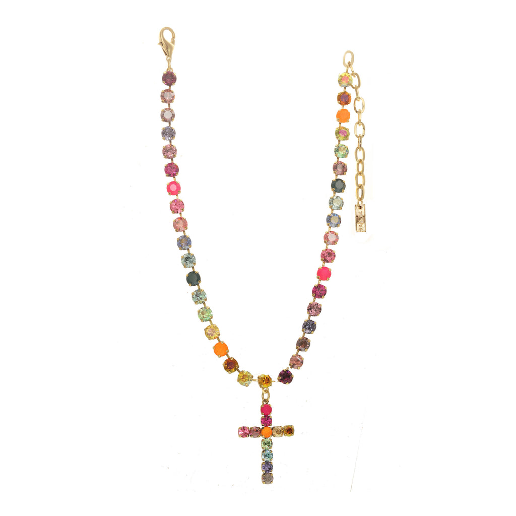 Pre Order Donatella Necklace Electric Pink Frost
