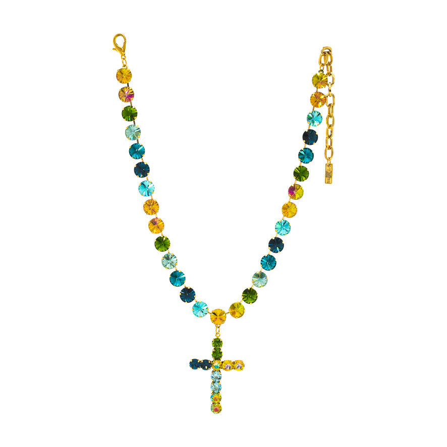 IN STOCK Mini Donatella Necklace in Clear - Tova main image 1