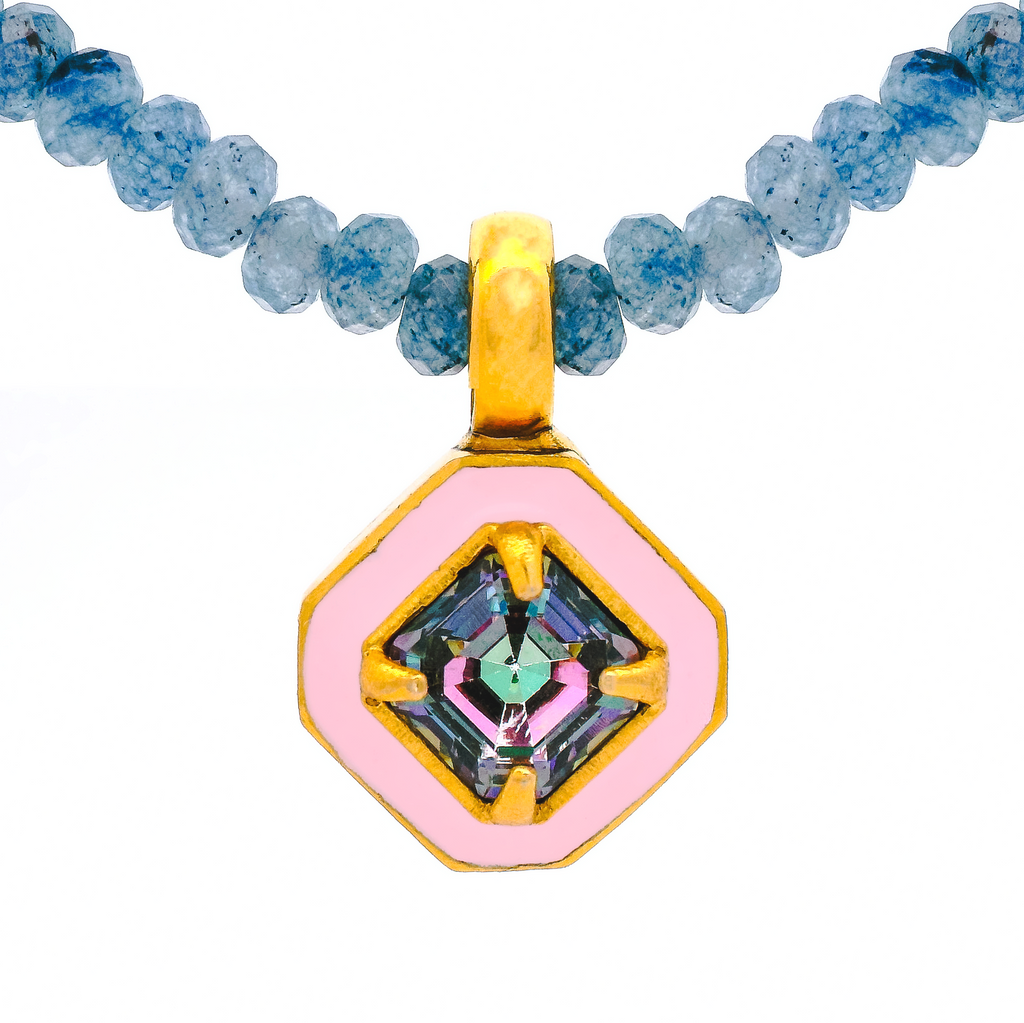Dakota Necklace in Light Pink  TOVA