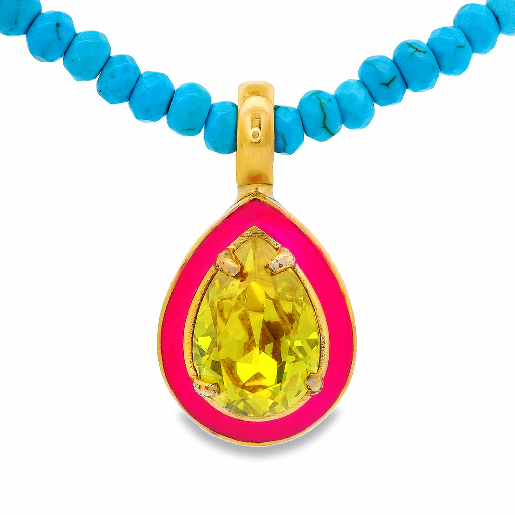 Dakota Necklace in Pink  TOVA