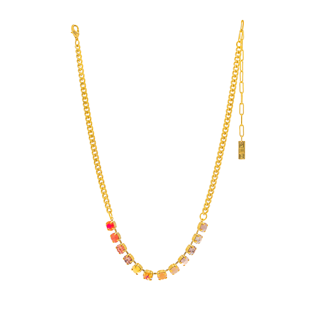 IN STOCK Mini Oakland Necklace in Ultra Mint Silver - Tova