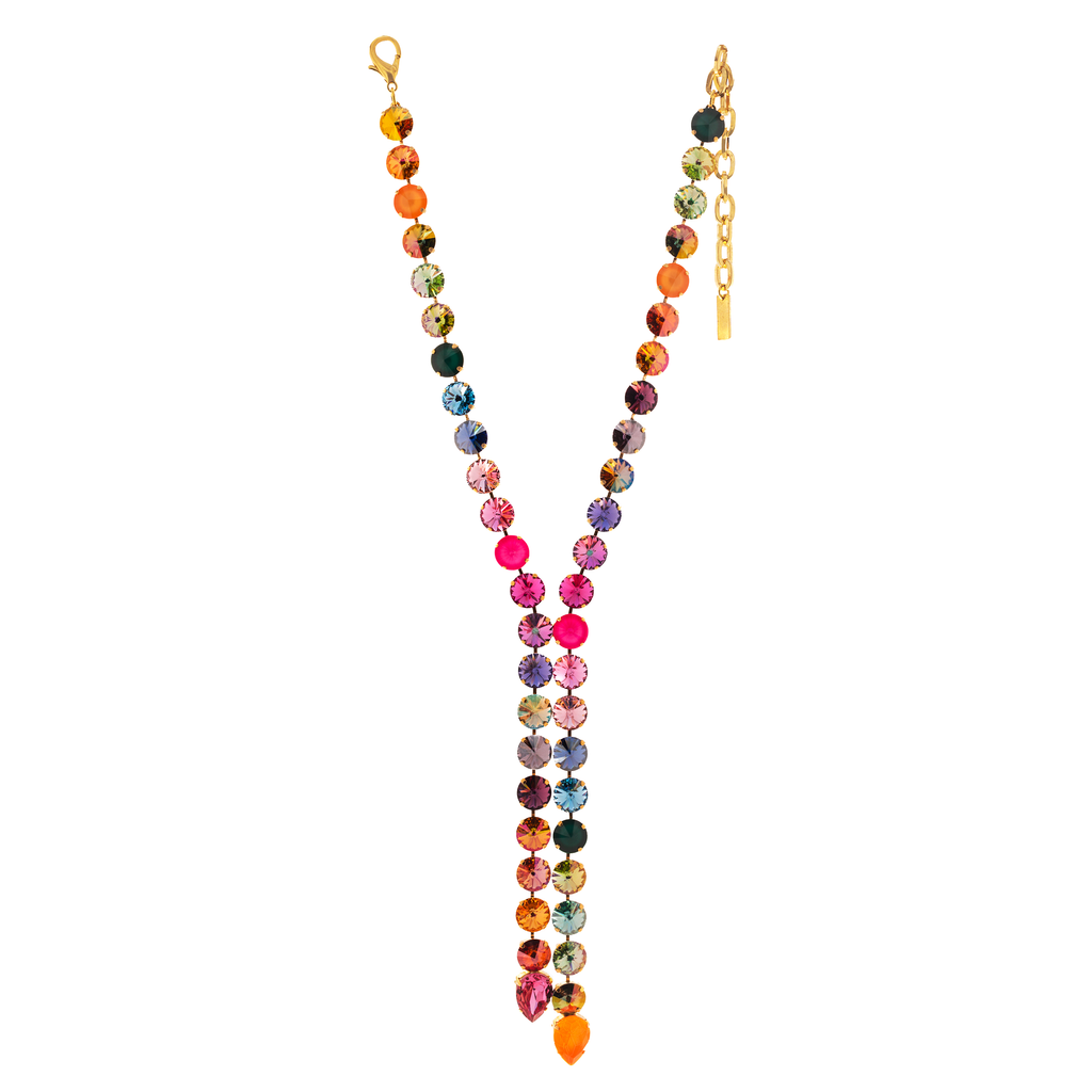 PREORDER Multi Cross Necklace in Watermelon- Tova main image 1