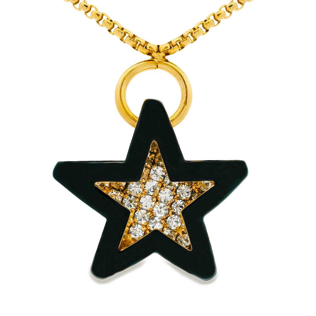 TOVA Astra Necklace in Black