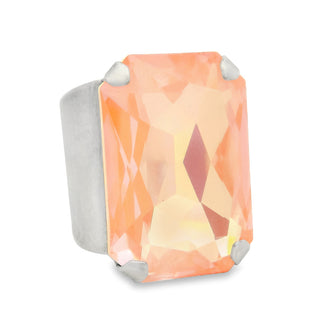 Mini Soleil Ring in Antique Silver / Fairy Dust