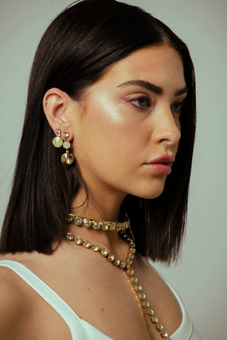 Torin Earrings in Antique Gold