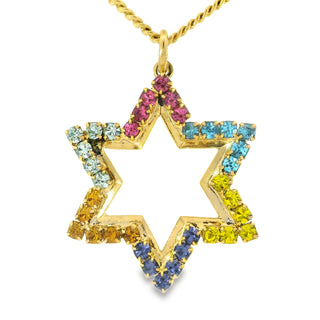 Neon Star of David