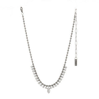 Callie Necklace in Antique Silver