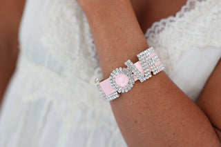LA LA LOVE Cuff in Enamel / Fairy Dust