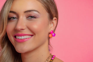 Reya Earrings in Neons