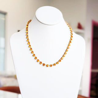 Sarina Necklace in Orange