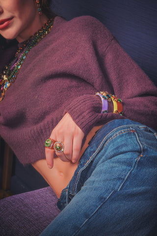 Celia Necklace in Midnight Express