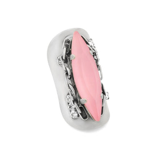 Navi Ring in Antique Silver / Fairy Dust