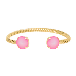 Charlotte Cuff in Round in Ultra White Opal - Various