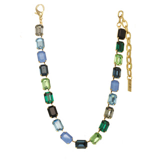 Jabari Necklace in Blue / Emerald
