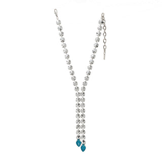 Split Necklace in Silver