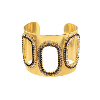 Ashwin Cuff in Jet / Clear