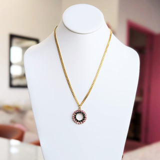 Mini Monogram "O" Necklace