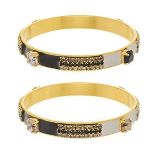 Mireya Bangle in Black and White