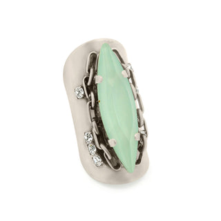 Navi Ring in Antique Silver / Fairy Dust