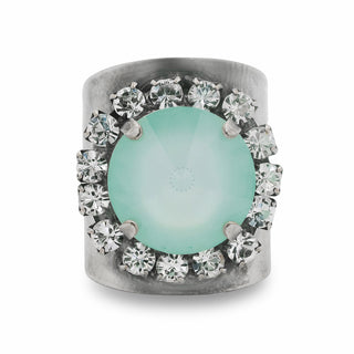 Jacci Ring in Antique Silver / Fairy Dust