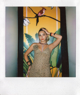 Mini Soleil Ring in Smutt / Flamingo Ignite