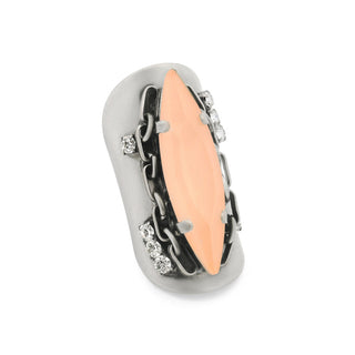 Navi Ring in Antique Silver / Fairy Dust