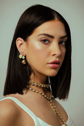 Dee Earrings in Antique Gold