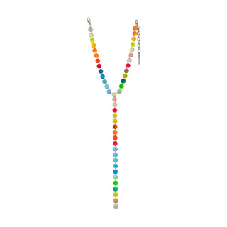 L.A. Necklace in Antique Silver / Electric Cowboy