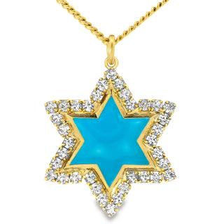 Neon Star of David