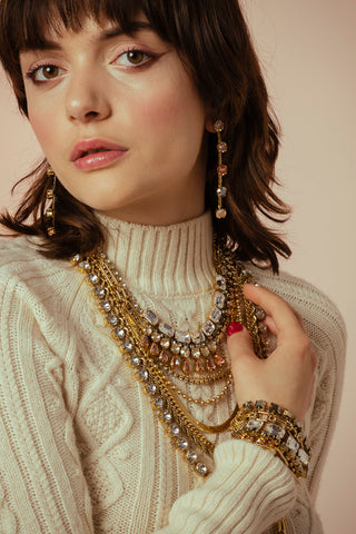 Marlowe Necklace in Champagne