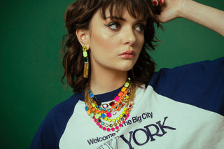 Mini Sofia Necklace in Opal POP