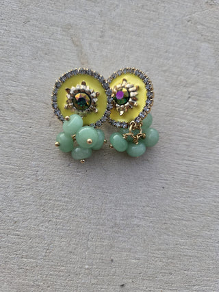 Button Earrings