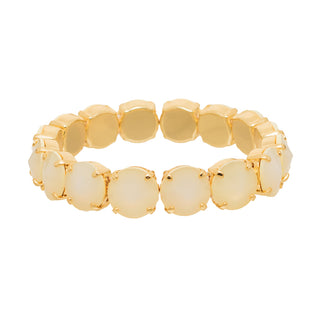 Croatia Stretch Bracelet in Ultra White Opal  - Various Colrs