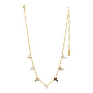 Multi Cross Necklace in Night Fairy