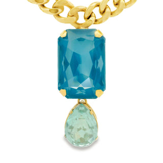 Londyn Necklace in Teal Ignite