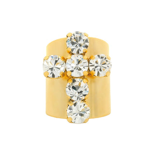 Baby Donatella Ring in Clear