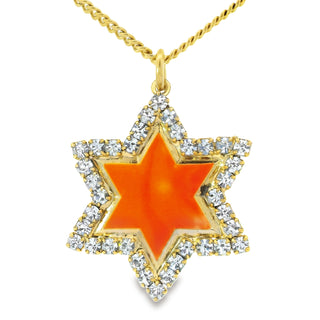 Neon Star of David