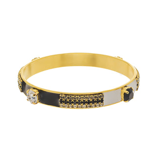 Mireya Bangle in Black and White