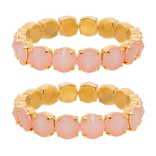 Croatia Stretch Bracelet in Ultra White Opal  - Various Colrs