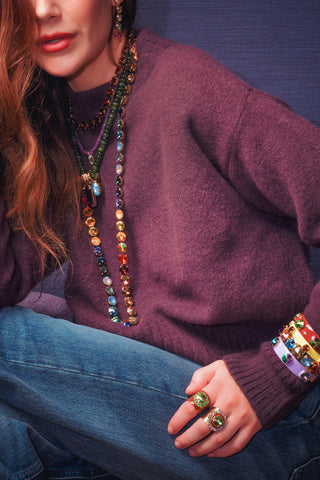 Celia Necklace in Midnight Express