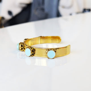 Harlowe Cuff in Light Blue