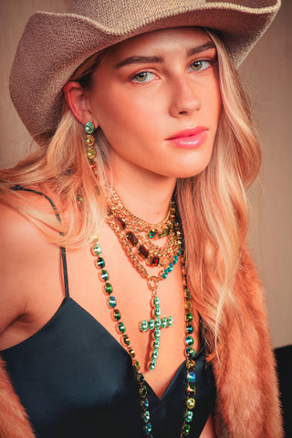 Felicity Necklace in Chrysolite