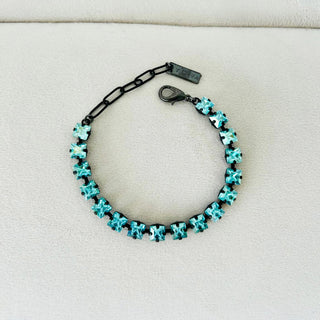 Athena Bracelet in Smutt / Aqua Bohemica "One of a Kind"