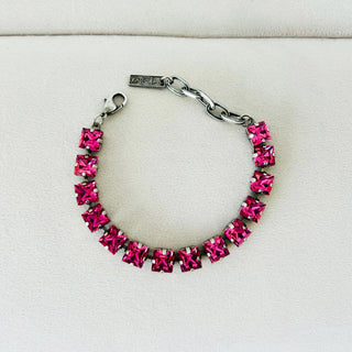 Aymeline Bracelet in Antique Silver / Rose "One of a Kind"