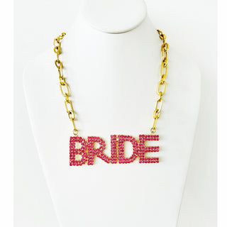 BRIDE Necklace in Rose "One of a Kind"