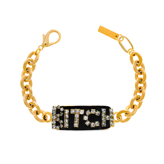 B*TCH ID Bracelet in Enamel