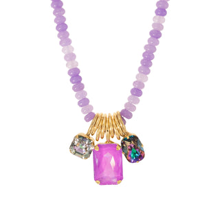 McKinney Necklace in Purple Mix