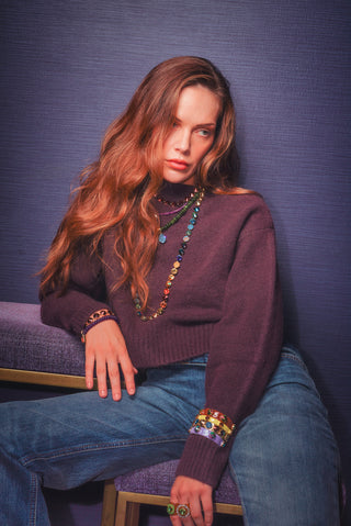 Celia Necklace in Midnight Express