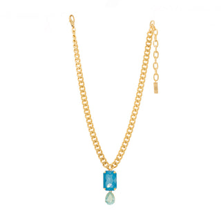Londyn Necklace in Teal Ignite