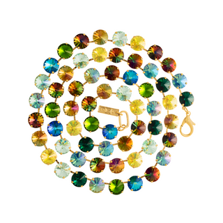 Celia Necklace in Green Mix